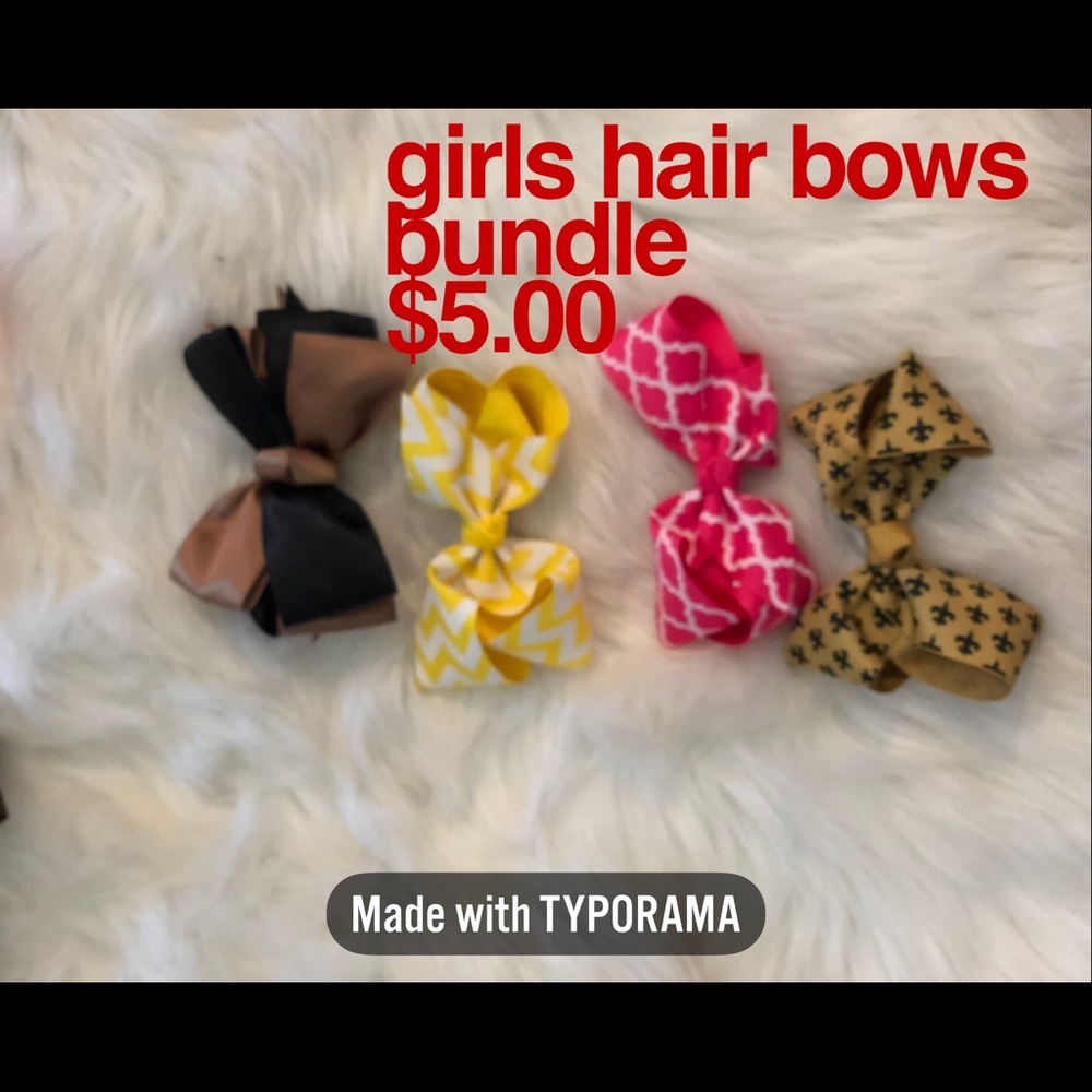 Girls Hair Bows